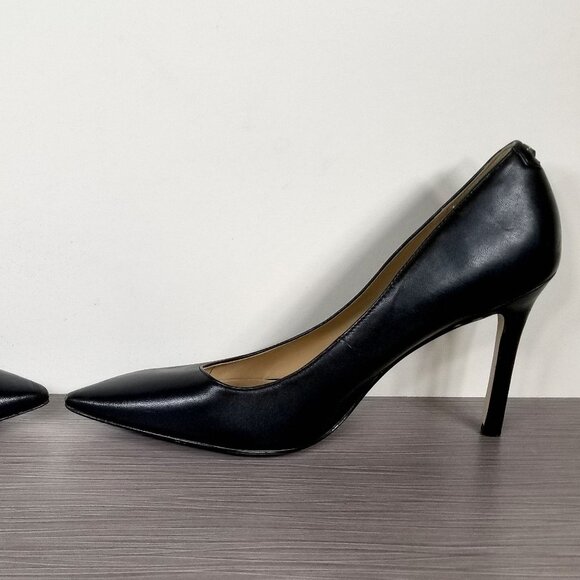 Sam Edelman Hazel Pointed Toe Pump, Black Leather, Womens Size 8 M - Picture 8 of 12